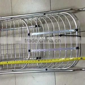Foldable Wire Mech Shopping Cart RH-FC05 For Aluminum Foldable Shopping Trolley With Two Wheels thumbnail-2