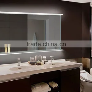 Lamxon American Bathroom Mirror With Led Backlit ,hot Selling Model Illuminated Bathroom Lighted Mirror thumbnail-1