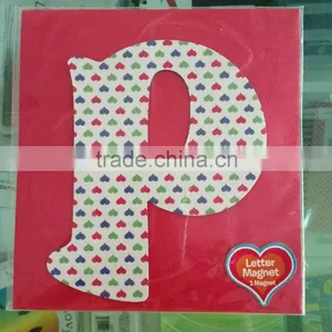 Letter P Shape Soft Fridge Magnet thumbnail-1
