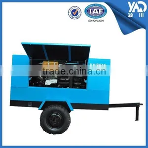 Diesel Industrial Portable Air Compressor With Shotcrete Machine thumbnail-1