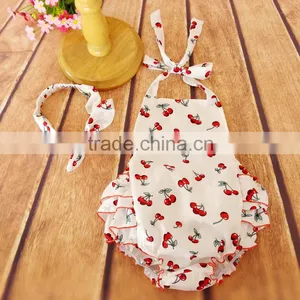 Trade Assurance Christmas Cotton Baby White Romper thumbnail-6