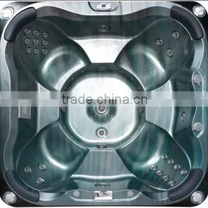 Hot Tub,Spa Hot Tub,Hydro Hot Tub for 4 Adults in Square thumbnail-1