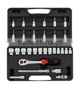 30PC 3/8" DR. Socket Wrench Set thumbnail-1