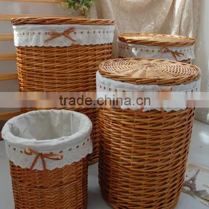 2016 Hot Selling Square Bamboo Folding Hamper thumbnail-1