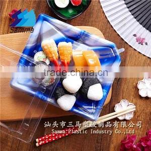 KW-0014LH-B Factory Price Plastic Food Sushi Packaging Box thumbnail-1