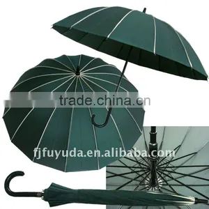 16k Green Good Quality Straight Umbrella thumbnail-1