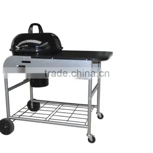 Charcoal Grill With Side Table thumbnail-1
