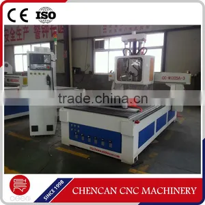 Three Head Woodworking ATC CNC Router CC-M1325AC3/Door Woodworking CNC Router/ Wood Furniture Making CNC Router thumbnail-1
