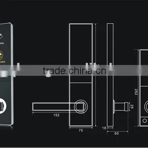 New Style QL-T9 Hotel Door Lock System High Security Hotel Lock thumbnail-3