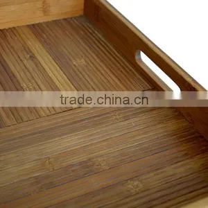 DT028/Simply Bamboo Extra Large Bamboo Wood Rectangle Serving Tray thumbnail-5
