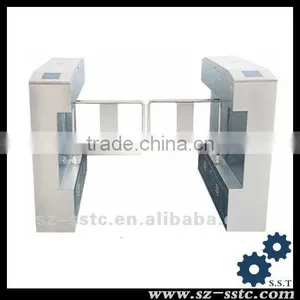 RFID 304 Stainless Steel Automated Swing Barrier Gate Turnstyle thumbnail-1
