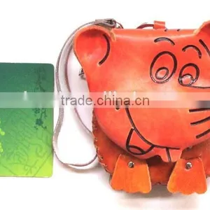 Wholesale High Quality Pure Hand-made Genuine Leathter Animal Coin Purse thumbnail-5