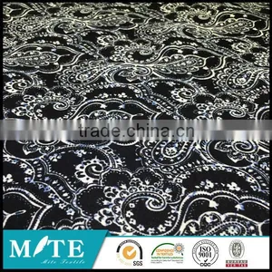 2016 Newest Main Products FDY Knit Polyester Printed Velvet Fabric for Nightgown/bathrobe/home Textile/car thumbnail-1