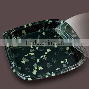 High Quality Transparent Food Tray With Lid thumbnail-1