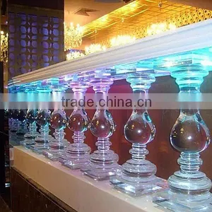 Factory Price Transparent Acrylic Crystal Baluster/ Acrylic Bubble Handrial thumbnail-1