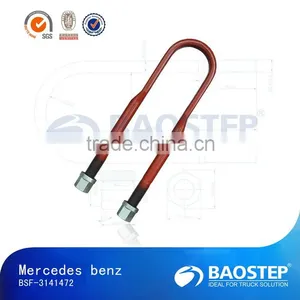 M27 Size Square Truck Standard u Bolt Mercedes thumbnail-1