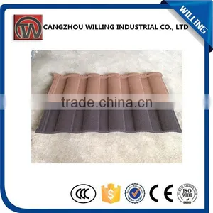 Beautiful and Classic Stone Coated Steel Roofing Tile thumbnail-5