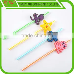 Funny Halobios Pattern pp Drinking Straws Spiral Drinking Straws thumbnail-1