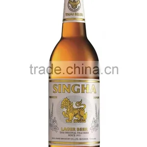 Singha Thai Lager Beer 630ml. thumbnail-1