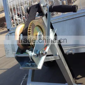Heavy Duty Dual or Single Axel Galvanized Hydraulics Boat Trailer for Boat Trailer Winch thumbnail-1