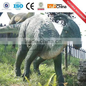 Artificial Dinosaur Model With Sound Used for Children Playground thumbnail-1