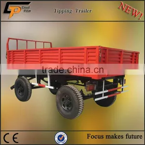 Tractor Trailer Carry More Weight, 7cx-5 Tipping Trailers for Sale thumbnail-1