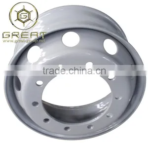 Sliver Truck Wheel Rim With Steel Material in China thumbnail-3