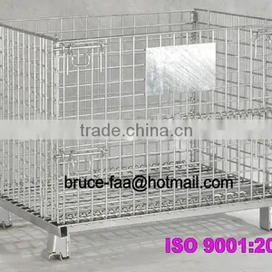 Zinc Galvanizing Storage Wire Basket/folding Cage thumbnail-1