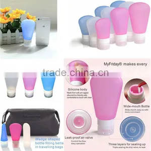Leak Proof Travel Bottles BPA Free Squeezable Travel Bottles Set thumbnail-3