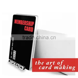 Barcode Embossed Custom Shape Plastic VIP Cards thumbnail-1