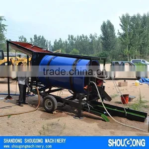 Small Mobile Gold Trommel Wash Plant thumbnail-1