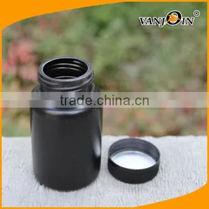 Child Resistant Black Vitamin Capsules Bottles thumbnail-2