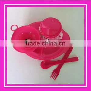 5pcs Unbreakable Plastic Picnic Set Dinnerware thumbnail-1