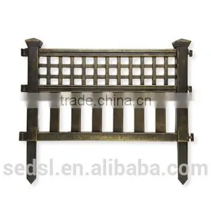 Factory Price Decorative Plastic Garden Fence thumbnail-2