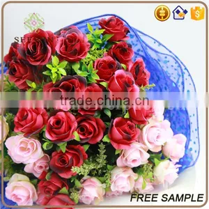 Wholesale Rose Bouquet Artificial Flowers Wedding thumbnail-1