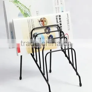 Office Supplier 6 Slot Metal Wire CD DVD Magazine Booklet Display Rack Stand thumbnail-2