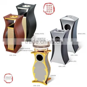 Rubbish Container With Ashtray for Hotel Hospital Lobby Airport Public Places thumbnail-6