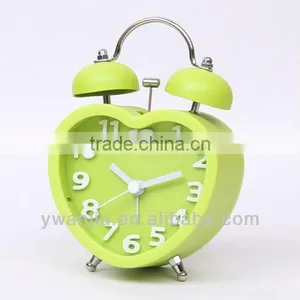 Supply Creative Retro Twin Bell Alarm Clock / Heart-shaped Alarm Clock thumbnail-1