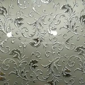 3 - 19 мм силикографически напечатанный/кислотно-этCHANTированный/матовый/с рисунком плоский/изогнутый закаленный/стекло повышенной прочности для дверей/окон/душевых кабин thumbnail-1