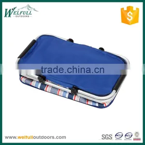 Private Logo Oxford Fabric Folding Custom Cooler Basket thumbnail-1