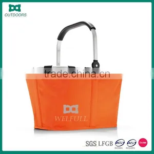 Wholesale Reusable Promotional Folding Picnic Basket,Folding Shopping Basket thumbnail-1