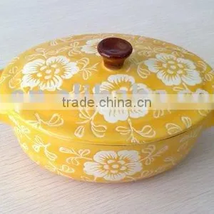 New Design Handpainted Mini Oval Casserole thumbnail-1