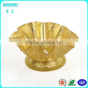 Luxury Design Promotional High Foot Style Acrylic Fruit Tray,Plastic Container and Dishes thumbnail-2