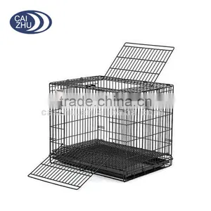 Top Open 1 Door Foldable Metal Rabbit Cage, Coney Cage, Lapin Cage thumbnail-1