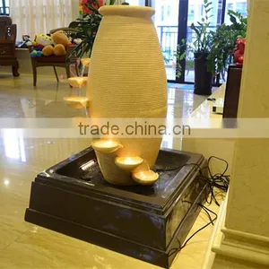 Garden Artificial Polyresin Fountain Running Water, LED Light thumbnail-1