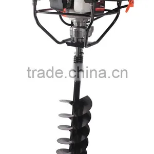 71cc 2400w Hand-Held Manual Fence Post Hole Digger Portable Hand Ground Drilling Machine thumbnail-1