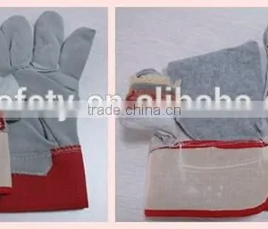 DDSAFETY 2017 With 5Years Experience Working Gloves Cow Split Leather Safety Glove thumbnail-2
