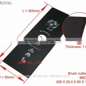 305mm 2T Chinese Cheap Black Metal Blade for Brush Cutter thumbnail-1