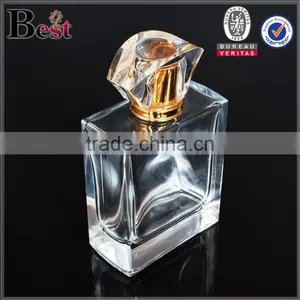 90ml 100ml Square Fancy Spray Bottle High Quality Glass Perfume Bottle Wholesale Perfume Fancy Spray Bottle thumbnail-2