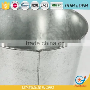 Garden Iron and Zinc Powder Coated Metal Buckets for Flowers Metal Bucket Planters thumbnail-6